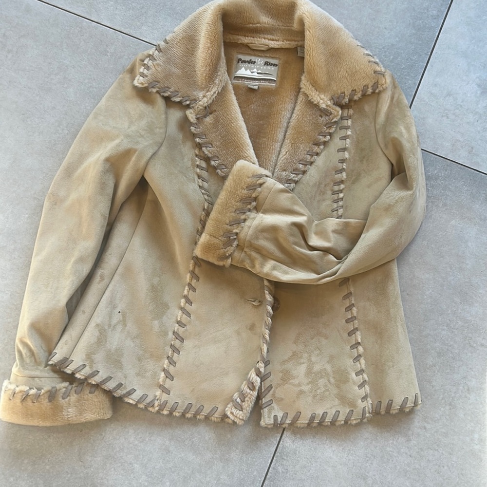 Faux leather jacket